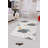 Stylish Woven Carpet (4.6 x 7.2 ft), 100% Polyester, 0.3 in Pile Height | Antibacterial & Non-Slip Underside, Machine Washable | Durable with 3D Digital Printing, Perfect for Living Room & Bedroom Decor-1320468235