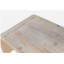 Table basse Farmhouse Vintage Crafts, design Art déco incurvé, facile à assembler, l 48 po x P 24 po x 18 po (naturel antique)-345566130