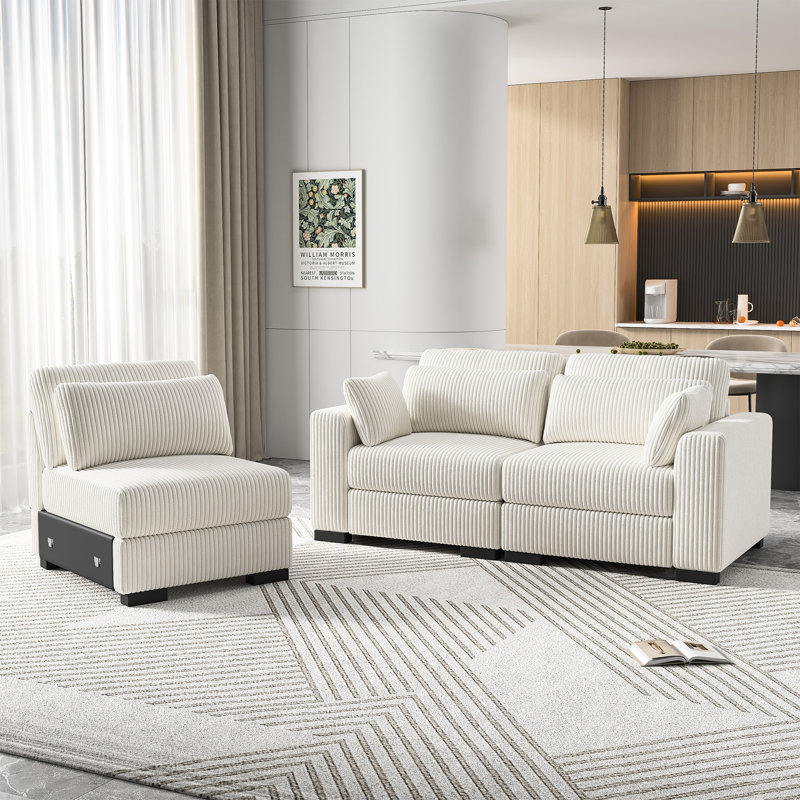 1 Seater Sofa, Beige