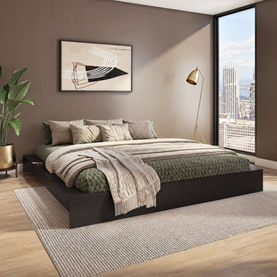 Zen Omega Platform Bed - Easy Assembly, No Box Spring Required