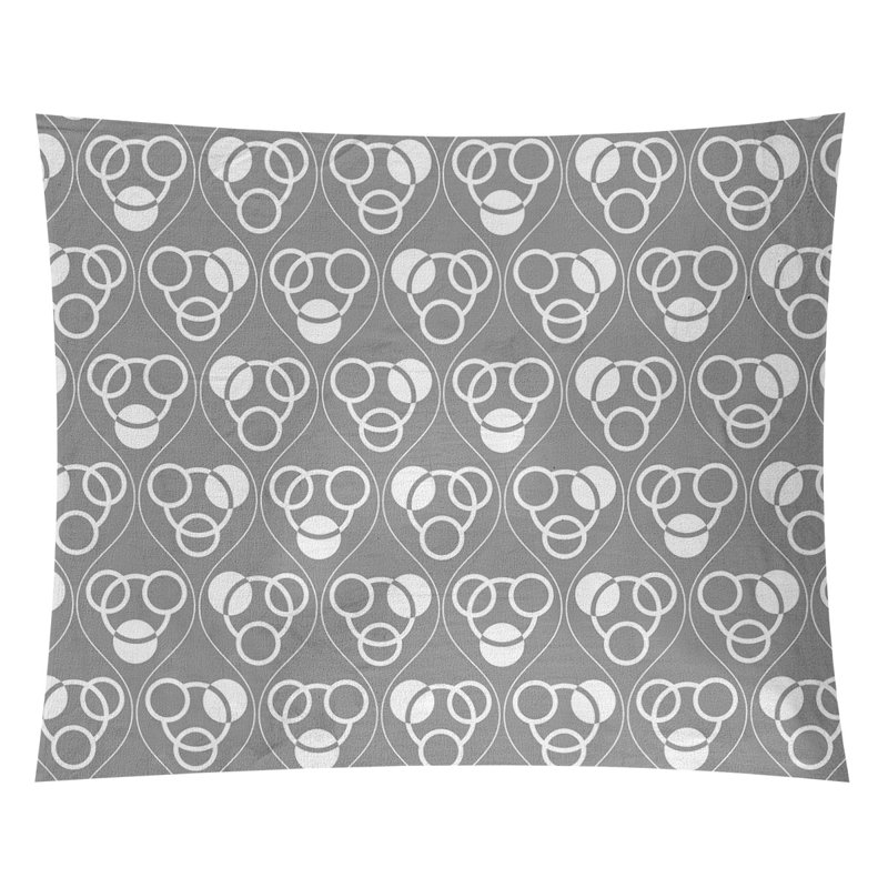 Tapisserie, H 68 po x l 80 po, gris