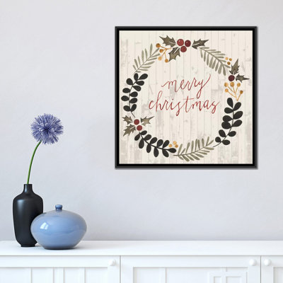 « christmas iii », reproduction d’art textuel sur toile