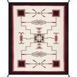 Southwestern Area Rug in Ivory