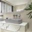20.5'' Concrete Vessel Rectangular Modern Gray Bathroom Sink