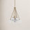 Logan Single Light Glass Dimmable Pendant