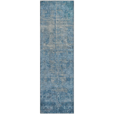 Premium Machine Washable Larock AMF1228 Global Rug