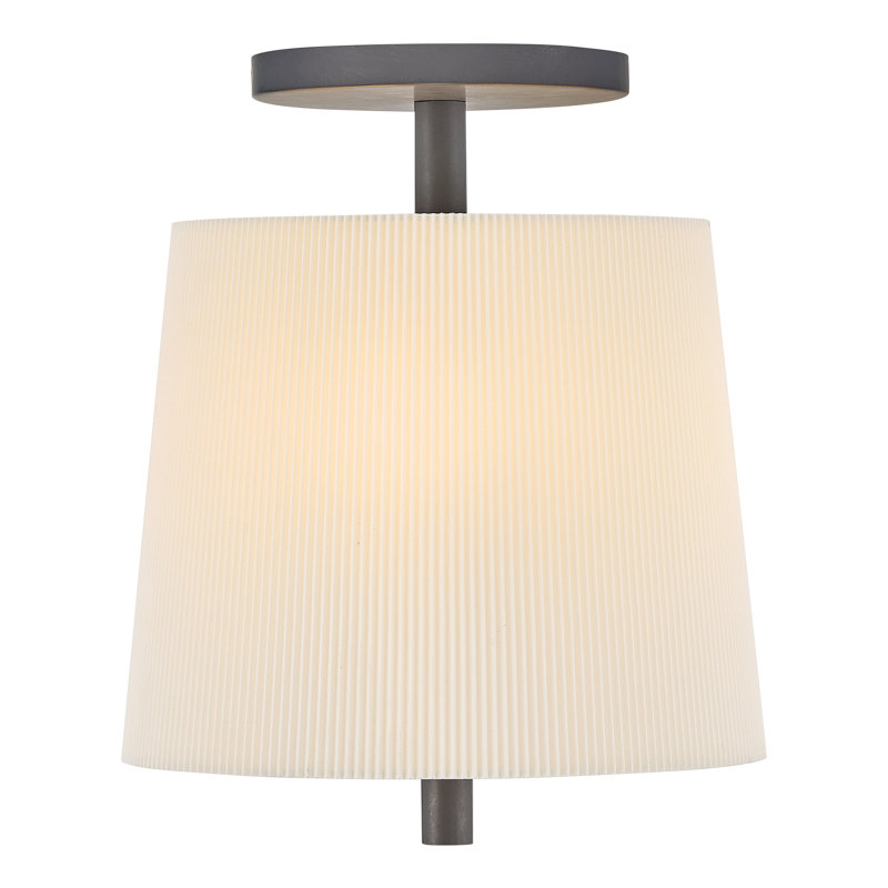 Hinkley Clive Small Semi-Flush Mount, Slate Bronze