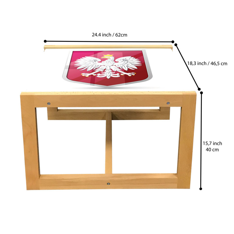 Jalin Sled Coffee Table, 62cm H x 46cm W x 40cm D