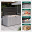 JolyDale 142cm W 16L Polypropylene Plastic Lockable Deck Box-1656538843