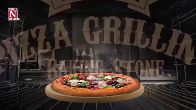 16x14-Inch Beige Cordierite Pizza Grilling Baking Stone