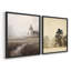 Vintage Landscape L III - Ensemble de 2 reproductions de cadres d'angle fermés-43103624-43103625
