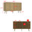 Buffet 55,1 po avec 4 portes