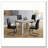Dining Table, 48" Rectangular, Small, Kitchen, Dining Room, Grey Laminate, Contemporary, Modern