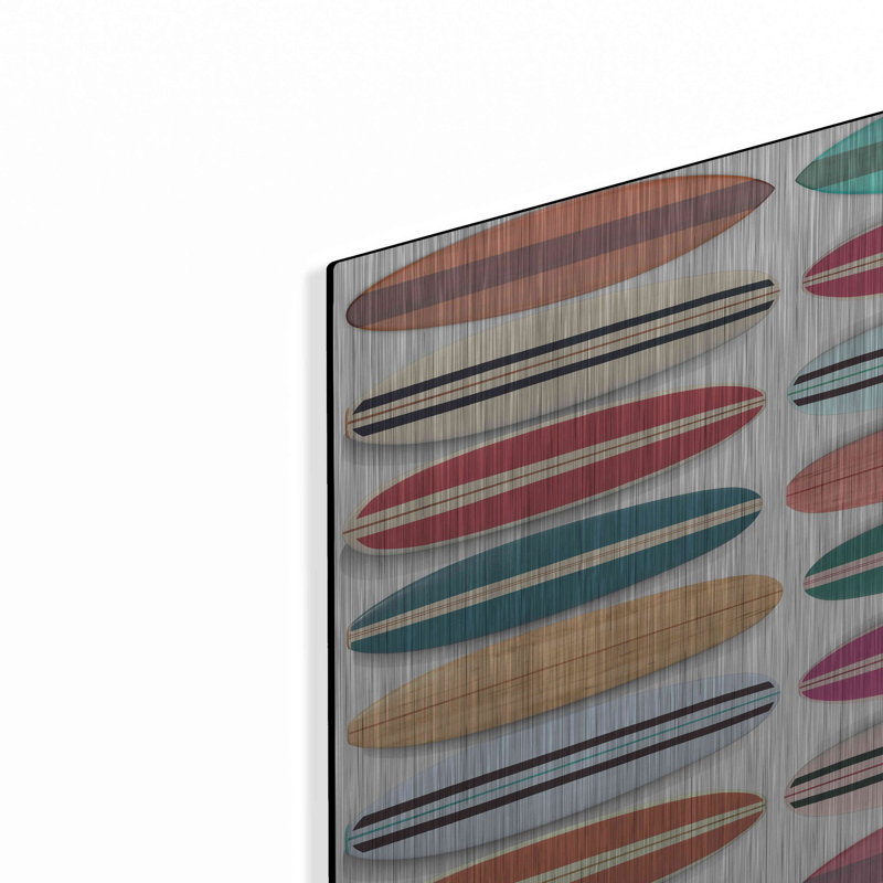 «Surfboard Pattern» par Edward M. Fielding, H 12 po x l 12 po