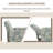 Upholstered Push Back Recliner Chair Solid Beech Wood Legs