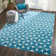 Tapis bleu Petrina