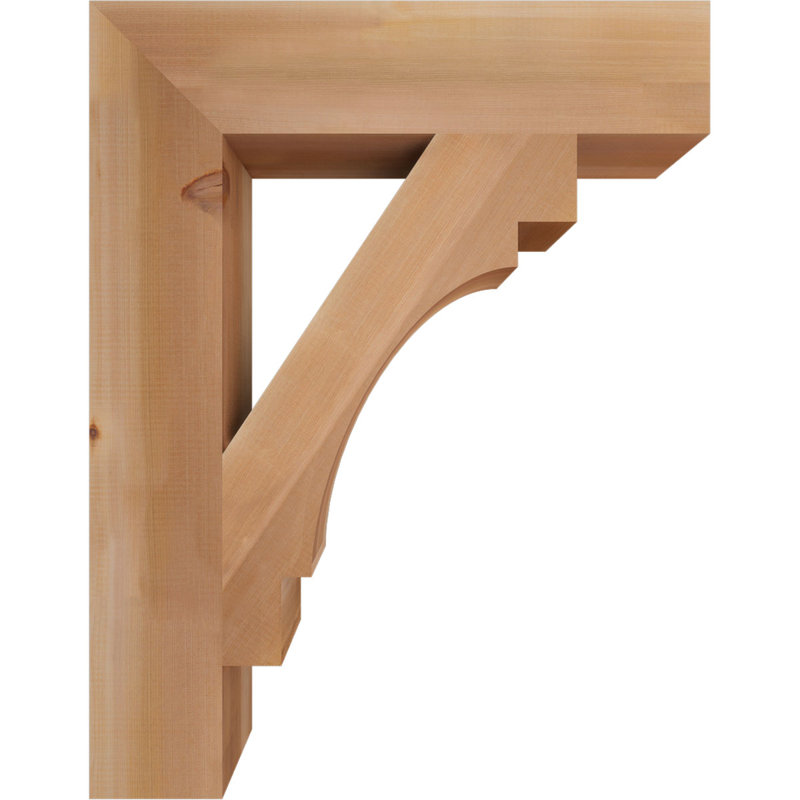 Support Merced Block, Cèdre rouge de l'Ouest (lisse), H 36 po x l 6 po x P 28 po