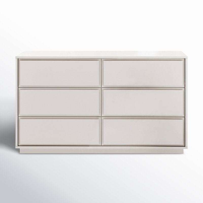 Carson 6-Drawer Sideboard, Gray