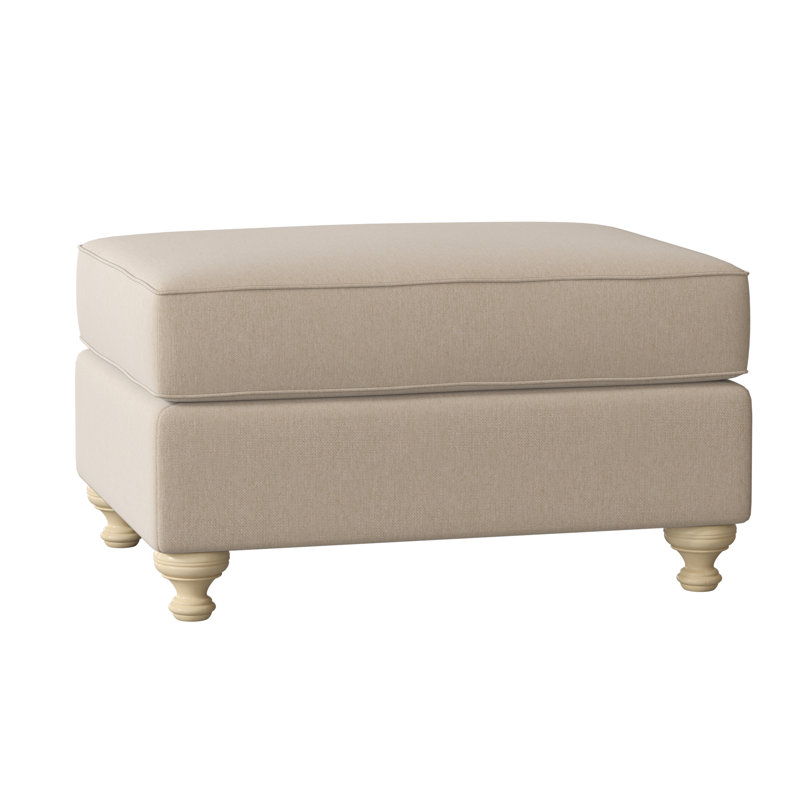 Duckling Upholstered Ottoman, Popstitch 10 Beige, Latte