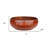 7" Brown Solid Wood Round Serving Bowl