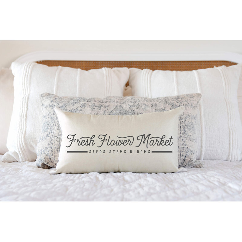  French Market Lavender - Spring Cotton Pillow Cover