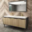 Robinet de salle de bains monotrou avec ensemble de drainage-1245179617