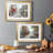 Eiffel View From Charlie's Café - Matted and Framed Under Acrylic Glass, Set of 2, Large Living Room Wall Art-2021448733-2021448720