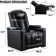 36'' Wide Modern Breathable Leather Electric Power Recliner with Ambient Lighting and USB Port