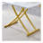 Modern Minimalist Multifunctional Lift Table With 0.8 Inch Thick MDF Desktop And Golden Metal Legs,Can Be Used As A Dressing Table, Coffee Table, Dining Table, And Office Table.White Textured Desktop.-521621461-519030309