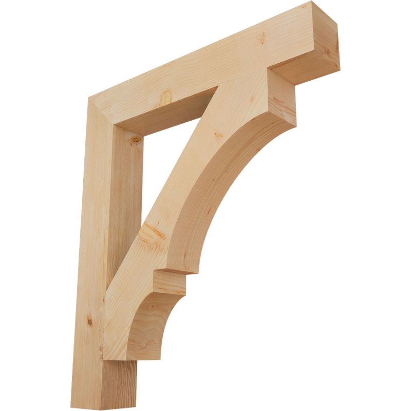 Support de bloc Balboa, Sapin de Douglas lisse, L 5 1/2 po x P 38 po x H 44 po