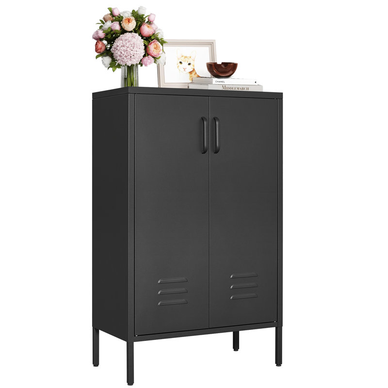 Slavica Steel Complete Storage System, Black