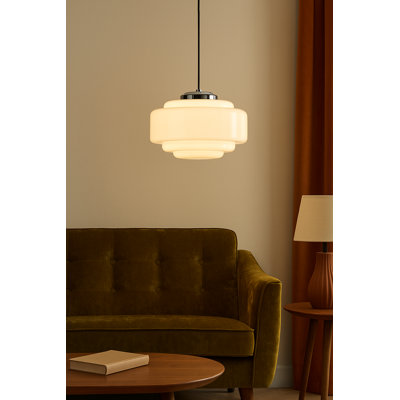 1 - Light Chrome Unique/Statement Pendant