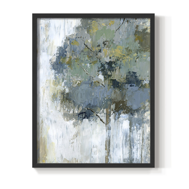 «Spring Tree II», reproduction encadrée - bois massif, Noir, noir, noir, noir, H 21 po x l 17 po