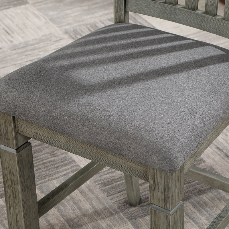 Ensemble de table en bois Devontee, 7 pièces : table, 6 chaises
