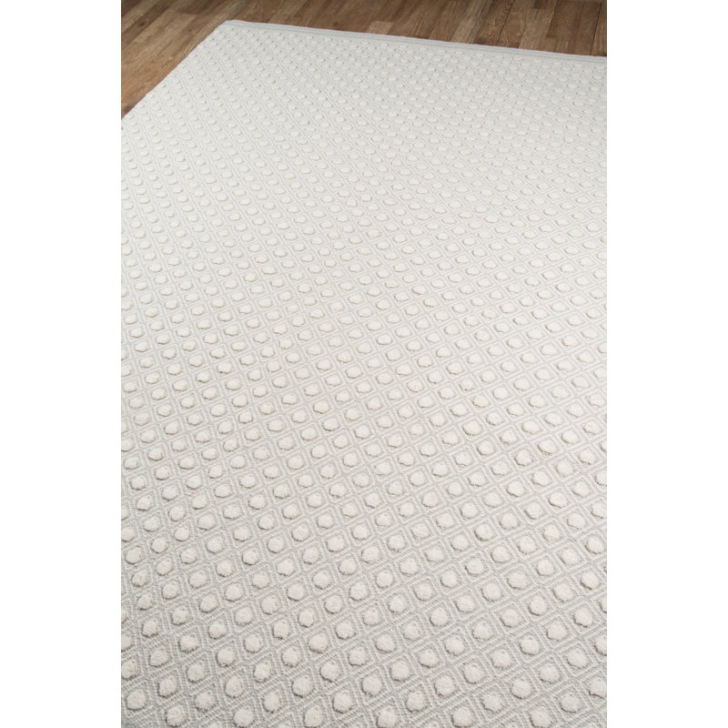 Langdon Wool Geometric Area Rug in Gray, Rectangle 8'6" x 11'6"