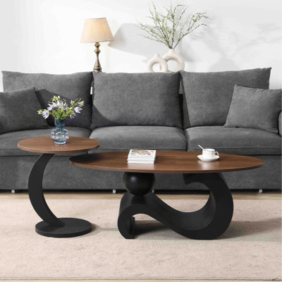 Ensemble de 2 tables gigognes Luxury