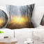 Oreiller pour photographie en misty forest the sun rayons-772499544