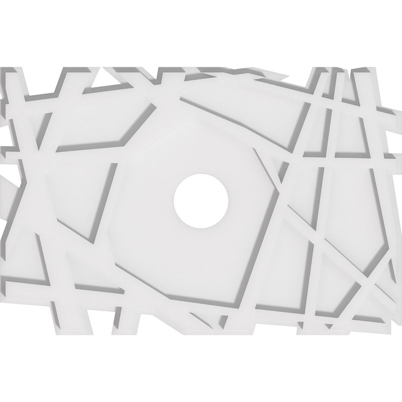 Diamètre intérieur 3 po Novo, H 14,625 po x l 22 po x P 1 po