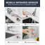 Robinet de cuisine automatique automatique à capteur de mouvement avec pulvérisateur rétractable 3 modes-101997500