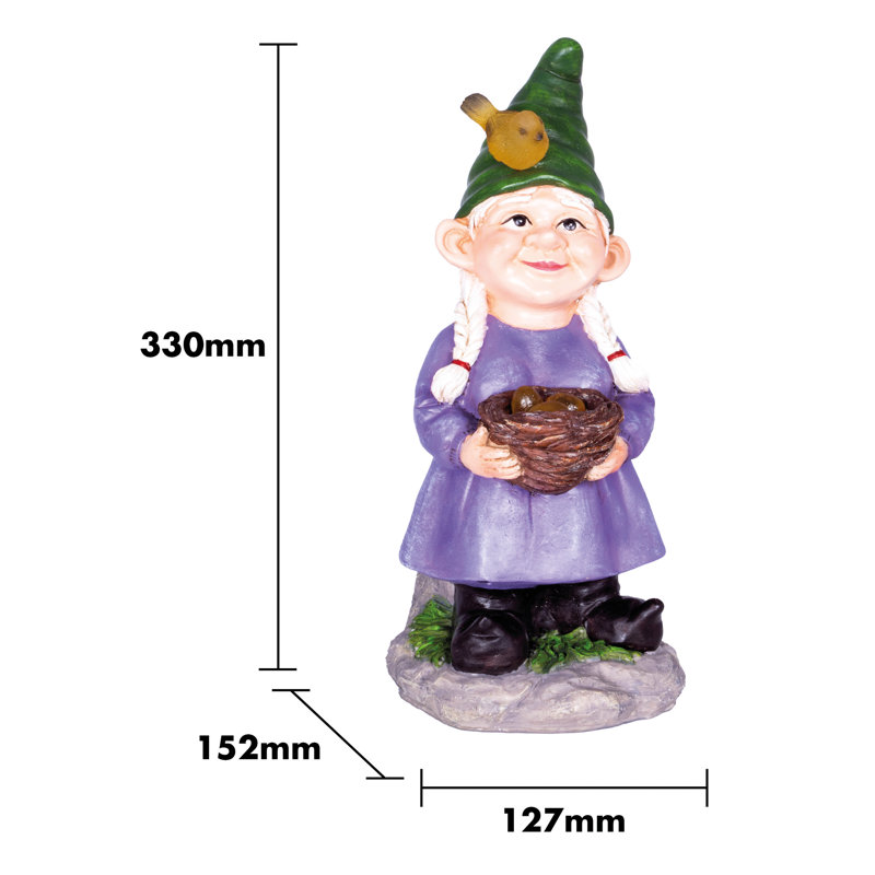 Lafollette Gnomes Resin Garden Statue