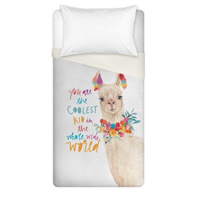 Housse de couette simple Lama Fiesta
