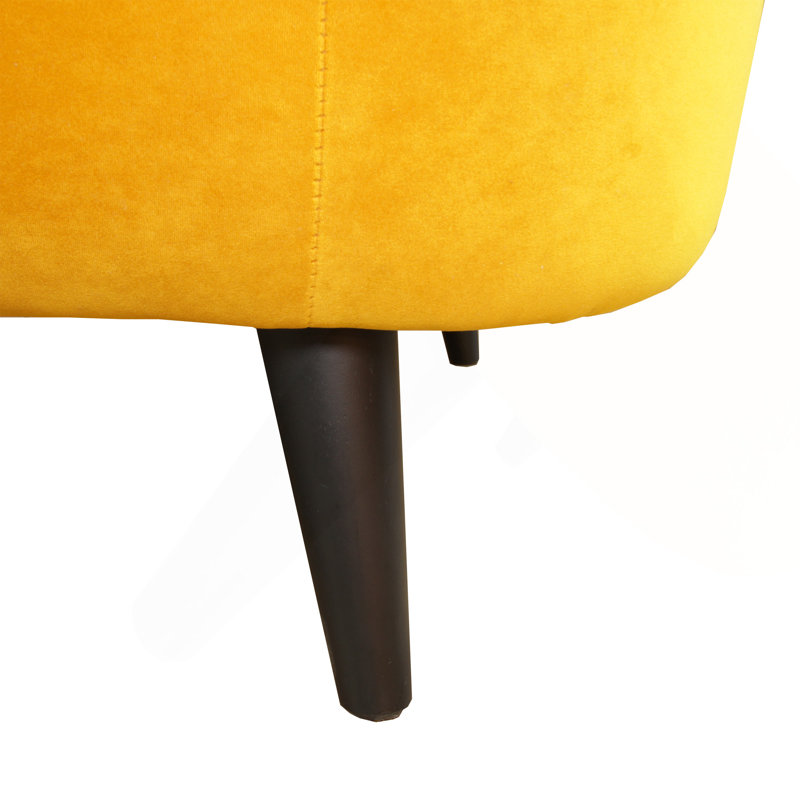 Lit tapissier jaune maïs - P 81,04 po x l 34,78 po x P 30,51 po, l, 114,27 lb