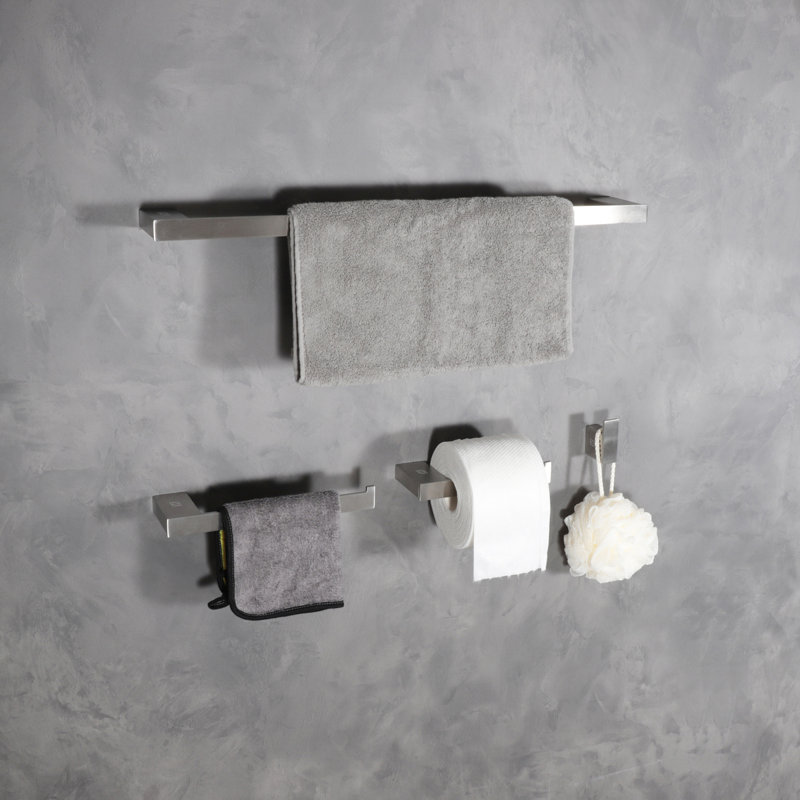 Sofia 4 - Piece Bathroom Hardware Set, Brushed Nickel