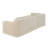 Lova 3 Seaters Chaise Cushion Couch Left - Beige