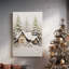 Sapin argenté au crépuscule - Toile tendue avec châssis de qualité supérieure-217588418