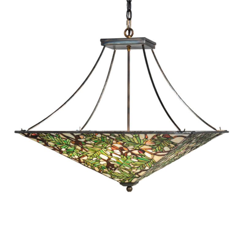 Acorn And Oak Leaf 4 - Light Pendant