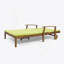 Double chaise longue de patio avec coussin-414613829