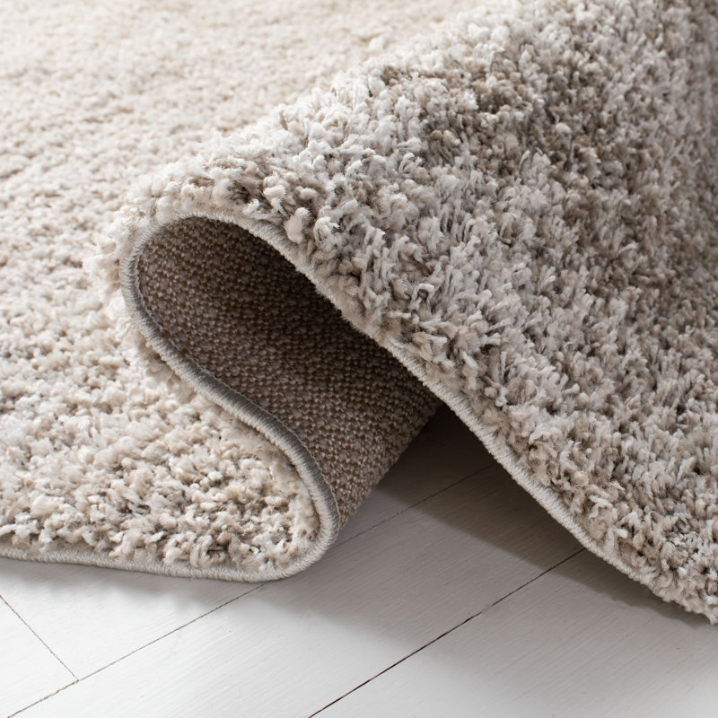 Tapis de couleur unie à poils longs Bertjan Performance, Rectangle 4 pi x 6 pi