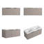 Meuble-lavabo mural 48 po avec double lavabo en résine-1428715528