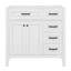 Armoire de meuble-lavabo 36 po sans comptoir, lavabos modernes en bois massif avec 3 tiroirs et 2 portes à fermeture douce-983221101